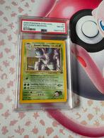 Giovanni's Nidoking Holo - 2000 Gym Challenge PSA 8, Ophalen of Verzenden, Zo goed als nieuw, Losse kaart, Foil