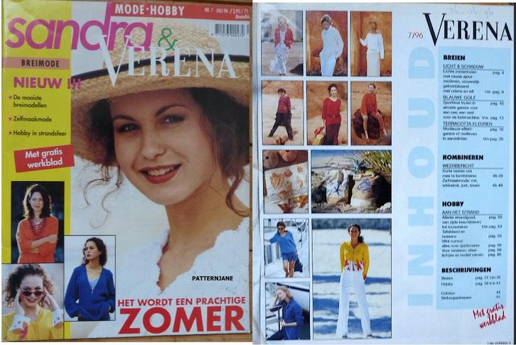 2 X Sandra en 1 Anna  breien naaien decoraties en borduren, Hobby en Vrije tijd, Breien en Haken, Zo goed als nieuw, Breien of Haken