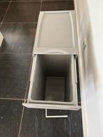 Hailo Easy-Cargo Inbouw Prullenbak - 40 l - Grijs, Ophalen, Zo goed als nieuw, Kunststof, Minder dan 50 cm