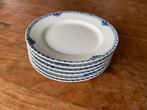 Royal Copenhagen blue princess 6 ontbijtborden 19/20cm, Ophalen of Verzenden, Zo goed als nieuw, Bord(en), Overige stijlen
