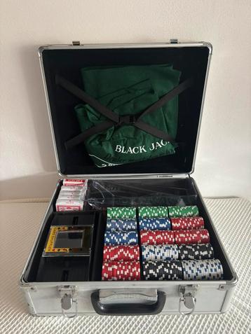Poker- en blackjack koffer beschikbaar voor biedingen