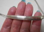 Zilveren vintage omega collier nr.603, Sieraden, Tassen en Uiterlijk, Kettingen, Verzenden, Zo goed als nieuw, Zilver, Zilver
