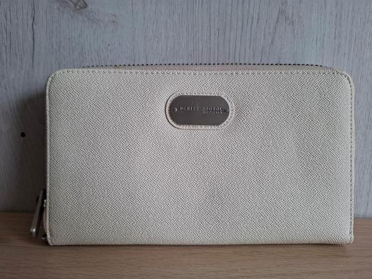 Denise Roobol Portemonnee - Beige, Sieraden, Tassen en Uiterlijk, Portemonnees, Zo goed als nieuw, Overige merken, Beige, Ophalen of Verzenden