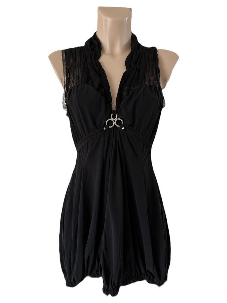 High Use jurk S, Kleding | Dames, Jurken, Zo goed als nieuw, Maat 36 (S), Zwart, Onder de knie, Ophalen of Verzenden