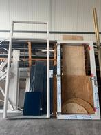 PVC Kozijn met bovenlicht & deurvleugel binnendraaiende deur, Kunststof, Deurkozijn, Nieuw, 225 cm of meer