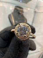 Prachtige 14k gouden ring sollitair, Ophalen of Verzenden, Zo goed als nieuw, Goud, Dame