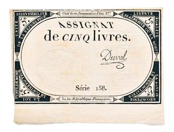 Frankrijk 5 livres 1793  beschikbaar voor biedingen