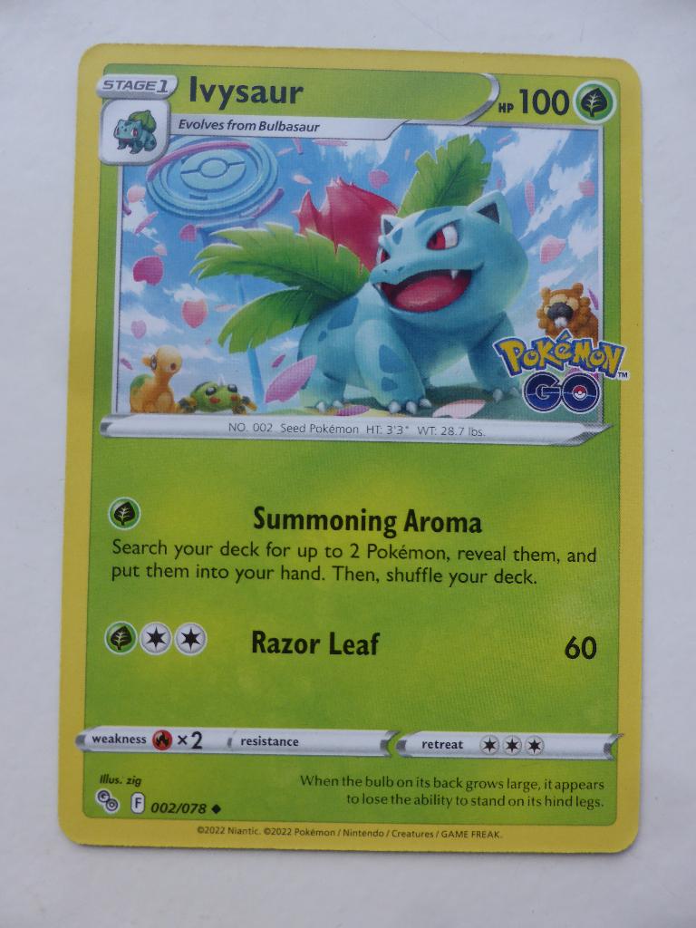 Ivysaur 002/078 (PE), Ophalen of Verzenden, Zo goed als nieuw, Losse kaart