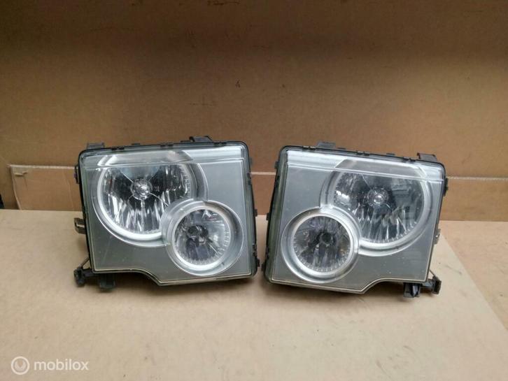 Koplampen Range Rover L322 Halogeen Koplamp Links Rechts, Auto-onderdelen, Verlichting, Land Rover, Gebruikt, Ophalen of Verzenden