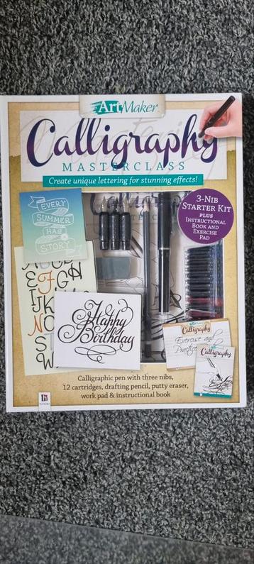 ArtMaker Calligraphy Masterclass - Compleet Starterspakket! beschikbaar voor biedingen