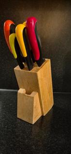 Tupperware Messenset met blok, Ophalen of Verzenden, Gebruikt