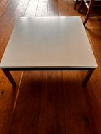 Vintage design salontafel wit, Ophalen, 50 tot 100 cm, Vierkant, 50 tot 100 cm