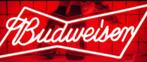 LED lamp neon stijl Budweiser (43.1x17.2cm), Verzamelen, Ophalen of Verzenden, Nieuw, Lichtbak of (neon) lamp