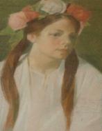 Konstantin Lomykin - Portrait of a young girl, Ophalen