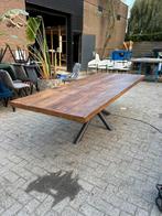 Eettafel mangohout rechthoekig 240x100 cm, Ophalen of Verzenden