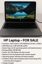 HP. Laptop, Ophalen of Verzenden, Zo goed als nieuw, 15 inch, 4 GB of minder
