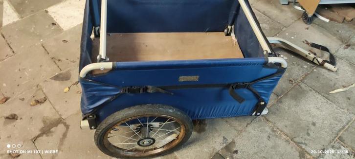 fietskar, Fietsen en Brommers, Fietsaccessoires | Aanhangers en Karren, Gebruikt, Bagagekar, 60 tot 80 kg, Opvouwbaar, Ophalen
