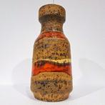 Oostenrijkse vintage Fat Lava vaas, Gebruikt, Overige kleuren, Ophalen of Verzenden, Glas