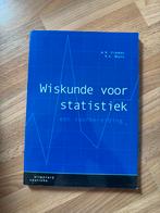 Wiskunde voot statistiek, Boeken, Studieboeken en Cursussen, Ophalen of Verzenden, Beta, Zo goed als nieuw, WO