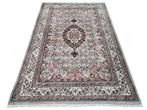 Handmade oriental wool Tabriz carpet grey pink 167x244cm, Persian Perzisch vintage oosters hype, 150 tot 200 cm, 200 cm of meer