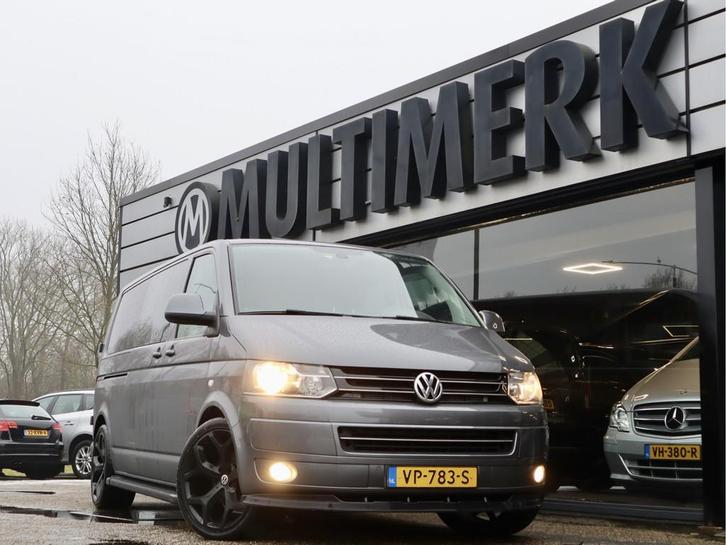 Volkswagen Transporter 2.0 TDI 140PK DSG LANG LUXE CABINE, Auto's, Bestelauto's, Te koop, ABS, Airbags, Airconditioning, Alarm