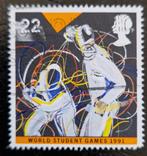 Groot Brittanie 1991 -Yvert 1547 - Studentenwereldspelen - a, Postzegels en Munten, Postzegels | Europa | UK, Verzenden, Gestempeld