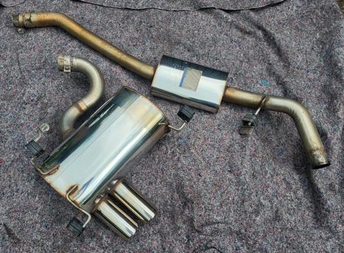 BMW E87 E81 1 SERIE BASTUCK EINDDEMPER EN MIDDENDEMPER RVS, Auto-onderdelen, Uitlaatsystemen, BMW, Gebruikt, Ophalen of Verzenden