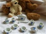 poppen serviesje wit delfts blauw kop en schotel pop beer, Verzamelen, Ophalen of Verzenden, Zo goed als nieuw, Poppenhuis