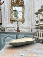 Per Sempre ,Zeldzame Antieke Zweedse Houten Schaal, Antiek en Kunst, Antiek | Woonaccessoires, Ophalen of Verzenden