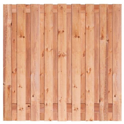 Tuinscherm Red Class Wood, 19-planks (17 + 2)180 x 180 cm, Tuin en Terras, Tuinschermen, Nieuw, Hout, 150 tot 200 cm, 150 tot 200 cm