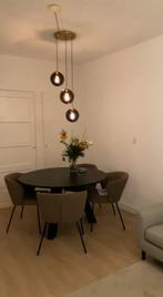 Eettafel lamp ronde bollen, Huis en Inrichting, Tafels | Eettafels, Ophalen, Zo goed als nieuw, Vijf personen of meer, Rond