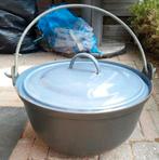 Gietijzeren Kookpot met Deksel, Pan,heksenketel, Antiek en Kunst, Ophalen