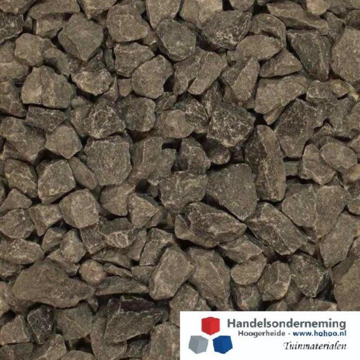 Ardenner split grijs antraciet siersplit oprit parking tuin, Tuin en Terras, Grind, Keien en Split, Nieuw, Split, Antraciet, Overige materialen