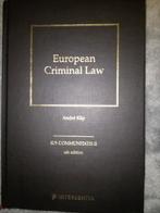 isbn 9781780689685 European criminal law  Staan wat aanteken, Gelezen, Ophalen of Verzenden