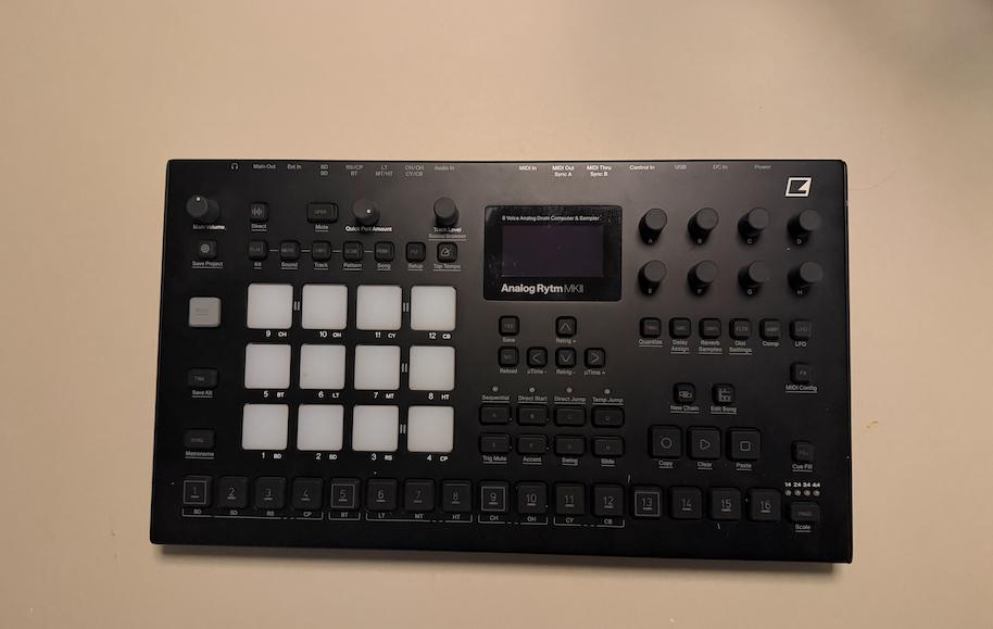 Elektron Rytm MKII - Eight Voice Analog Drum Machine, Muziek en Instrumenten, Drumcomputers, Ophalen of Verzenden, Zo goed als nieuw