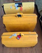 3 Hardcase Koffers, Sieraden, Tassen en Uiterlijk, Koffers, Ophalen, Gebruikt, Hard kunststof, 70 cm of meer