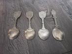Vintage Tinnen Lepels - Set van 4, Antiek en Kunst, Antiek | Tin, Ophalen of Verzenden