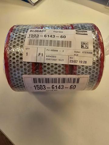 Atlas Copco Filterkit Origineel 1503-6143-60 Nieuw beschikbaar voor biedingen