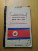 North Korea Army - Restricted information phamplet,, Ophalen of Verzenden, Landmacht, Amerika, Boek of Tijdschrift