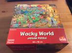 Goliath legpuzzel Wacky World "Prehistoric" 1000 stukjes, Ophalen of Verzenden, 500 t/m 1500 stukjes, Legpuzzel