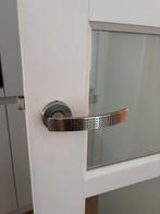RVS deurklinken - 6 paar, Doe-het-zelf en Verbouw, Hang- en Sluitwerk, Ophalen, Gebruikt, Rvs, Klink of Kruk