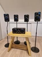Wharfedale DX2 5.0 surround set met statief, Ophalen, Zo goed als nieuw, Surroundset zonder subwoofer, Overige merken