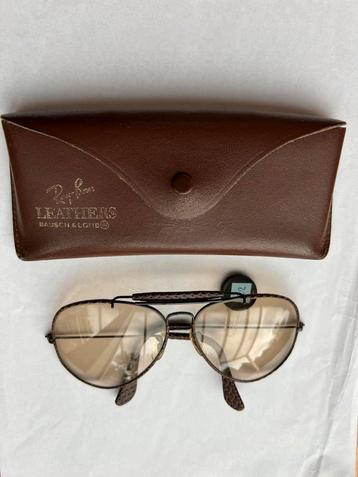 Vintage Ray-Ban Leather changeables 62m Bausch & Lomb Rayban beschikbaar voor biedingen