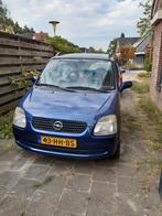 Opel Agila 1.2 I 16V 2001 Blauw + trekhaak + APK juni 2026, Auto's, Voorwielaandrijving, 15 km/l, 74 pk, Origineel Nederlands