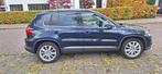 Volkswagen Tiguan 1.4 TSI 90KW BMT 2015 Blauw, Voorwielaandrijving, 15 km/l, 74 €/maand, Zwart