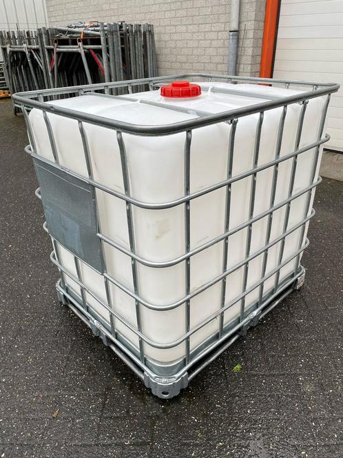 Ibc gebruikt 1000 liter, Tuin en Terras, Regentonnen, Zo goed als nieuw, Kunststof, 150 liter of meer, Ophalen