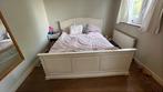 Ikea birkeland bed 180x200, Ophalen, Gebruikt, Wit, Tweepersoons