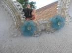 Vintage Venetiaanse spiegel van Murano-glas jaren 50, Ophalen of Verzenden, Overige vormen, Minder dan 50 cm, Minder dan 100 cm