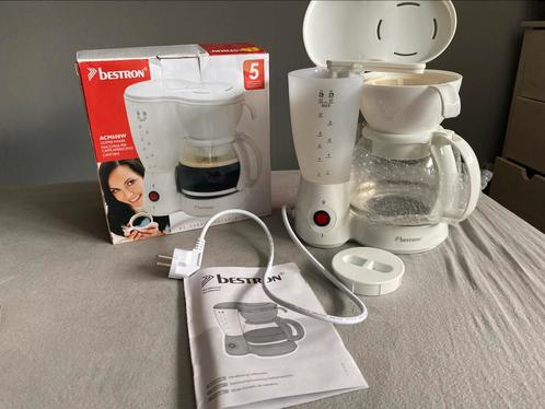 Koffie apparaat Bestron ACM608W, Witgoed en Apparatuur, Koffiezetapparaten, Gebruikt, Gemalen koffie, Ophalen of Verzenden