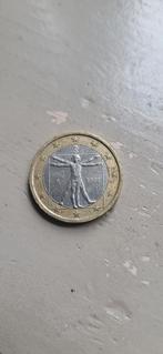Italiaanse 1 Euro Munt 2002 - Vitruviusman, Ophalen of Verzenden, Italië, 1 euro, Losse munt